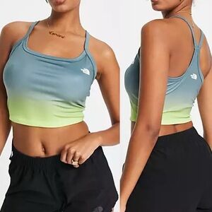 The North Face Printed Dune Sky Tanklette Top in Goblin Blue Ombré Sky